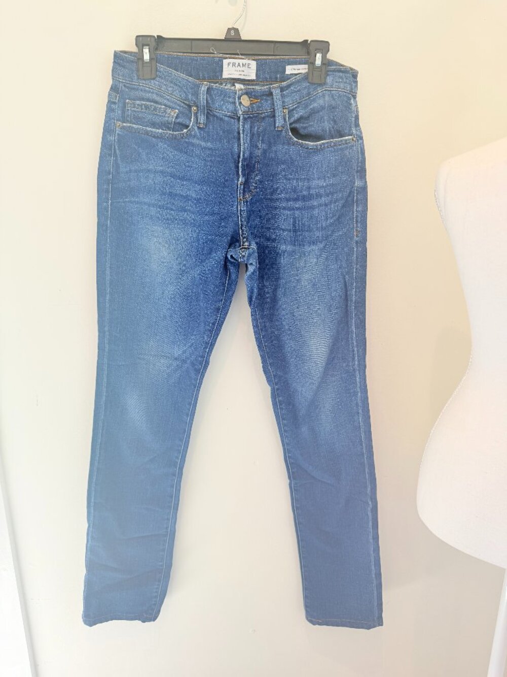 FRAME L’Homme Slim Jeans Men's Medium Wash Stretch Denim Size 30